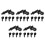 25Pcs Durable Black Spark Plug Caps for Motorcycles High Voltage Boot 4