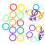 Comfortable Elastic Silicone Key Caps Colorful Key Sleeve Covers 10