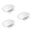 3Pcs Lightweight White Digital Scale for Small Pets with Clear Numbers 10