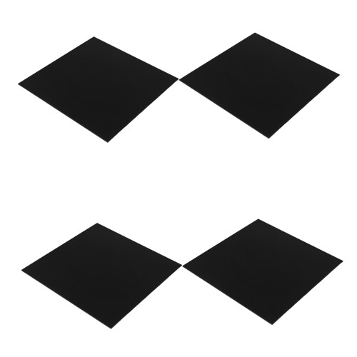 16Pcs Black Acrylic Craft Sheets Lightweight Durable for DIY Projects 1