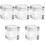 5Pcs Durable Glass Nail Art Dish Transparent Replaceable Manicure Cups 3
