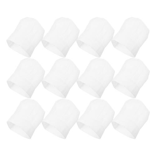 100Pièces Couvre-Chefs Jetables Blancs En Tissu Non