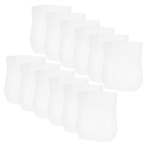 100Pièces Couvre-Chefs Jetables Blancs En Tissu Non 1