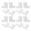 120Pièces Mini Bottes Plastique Décorations De Noël Et DIY 2
