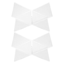 6Pièces Porte-Livres De Transparent X En Stable