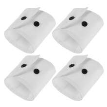 4Paires Poignets Fausse Manche Élégants Pour Blouse Et Costume Femme