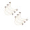 6Pièces Épingle De Broche Vintage Pour Événements 6