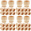 40Pièces Porte-Œufs En Bois Beige Pour 7