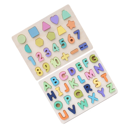 4Ensembles Jouet Éducatif Puzzle Bois Précoce