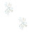 2Pièces Manchettes D'oreilles Fleurs Multicolores Perçage 8