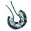 2Pièces Colliers Pour Chat En Dentelle Vert Avec Nœud Perles 1