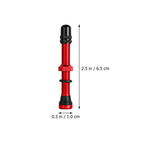 2Ensembles Embouts De Valve Aluminium Pour Rouge Anticorrosion 1