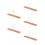 5Pièces Support Ceintures En Bois Beige Multi-Slots Pour Usage Maison 6