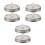 6Pièces Couvercles Acier Fermentation Pour Bocaux Large Ouverture 4