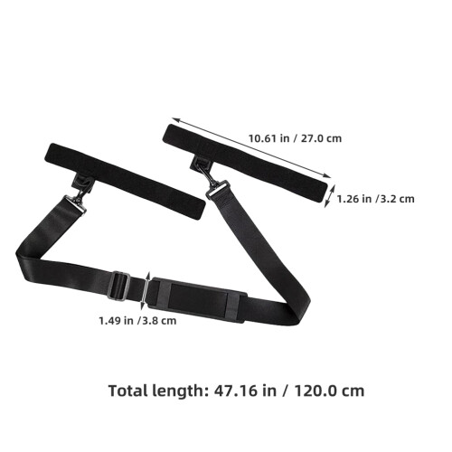 2St Multifunctionele Visstokken Draagband Met Comfort Grip 1