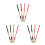 6Paires Baguettes Percussion Bambou Mousse Multicolores Pour Batteurs 7