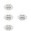 4Pièces Plaques Ouvert Fermé Bois Double-Face Décor Porte Simple 9