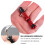 2Ensembles Embouts De Valve Aluminium Pour Rouge Anticorrosion 4