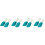 4Ensembles Couverts Bébé Silicone Vert Assiette Entrée Apprentissage 5