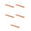 5Pièces Support Ceintures En Bois Beige Multi-Slots Pour Usage Maison 8
