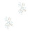 2Pièces Manchettes D'oreilles Fleurs Multicolores Perçage 6