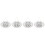 4Pièces Plaques Ouvert Fermé Bois Double-Face Décor Porte Simple 6