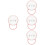 4Pièces Conteneurs Rose PP Pour Bébé Portable Voyage 8