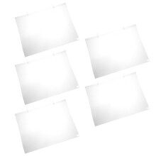 10Pièces Protections Étiquettes Suspendues Transparentes PVC