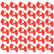 200Pièces Lunettes Poulet ABS Rouges Visuel Anti-Agressivité