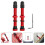 2Ensembles Embouts De Valve Aluminium Pour Rouge Anticorrosion 9