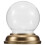 Globe De Neige Vide En Verre Transparent Support 8