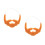 2Pièces Et Barbe Fausses Halloween Pour Adultes 9