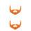 2Pièces Et Barbe Fausses Halloween Pour Adultes 7