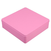 3Pièces Boîtes En Tôle Rose De Grande Pour Biscuits