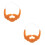 2Pièces Et Barbe Fausses Halloween Pour Adultes 5