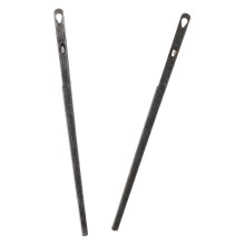10Pièces Aiguilles Cuir Acier Noir Pour Couture DIY Durable Polyvalent