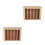 2Pièces Support À En Bois Khaki Pour Petite 7