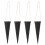 8Pièces Support Bouquet Noir Pour Mariage Occasions 1