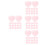 120Pièces Perles Quartz Rose Taille Unique Pour Accessoires DIY 10
