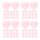 120Pièces Perles Quartz Rose Taille Unique Pour Accessoires DIY 5