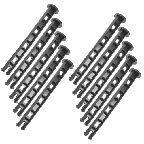 30Pièces Clips De Serrure Pour Couvercle De Noir Hdpe