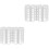 2Pièces Mini Modèles Bâtiment Plastique Résistant Décoration Jardin 5