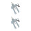 2Pièces Support Taille Erhu En Fer Argenté Ajustable Pour Jeu Debout 4