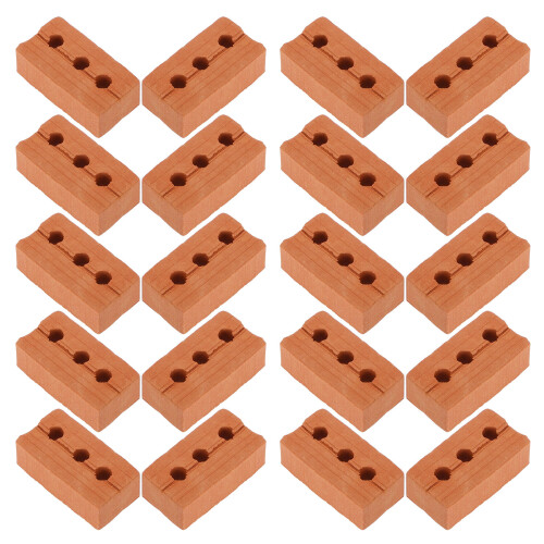 150Pièces Miniatures En Argile Marron Décor Réaliste DIY 1