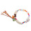2Pcs Easter Bunny Bracelet Adjustable Elastic Cord Decor 3