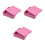 3Pièces Boîtes En Tôle Rose De Grande Pour Biscuits 8