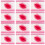 60Pièces Masques Rosé Collagène Exfoliants Usage 1