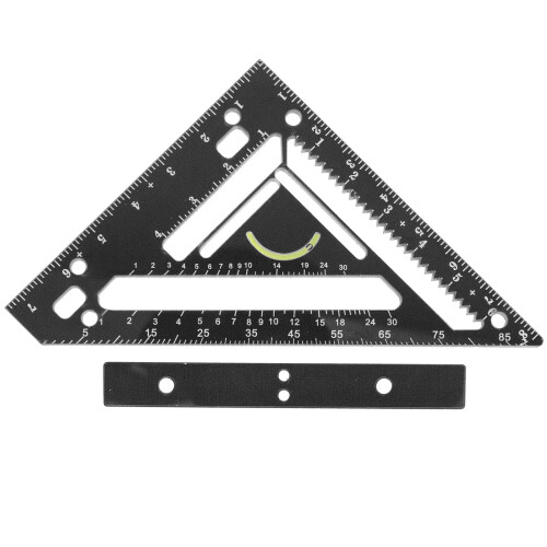 2Ensembles Règles Géométriques En Noir Pour Mesure Dessin 2