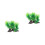 2Pièces Plantes Synthétiques Vertes Pour Décor Aquarium 7