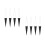 8Pièces Support Bouquet Noir Pour Mariage Occasions 7